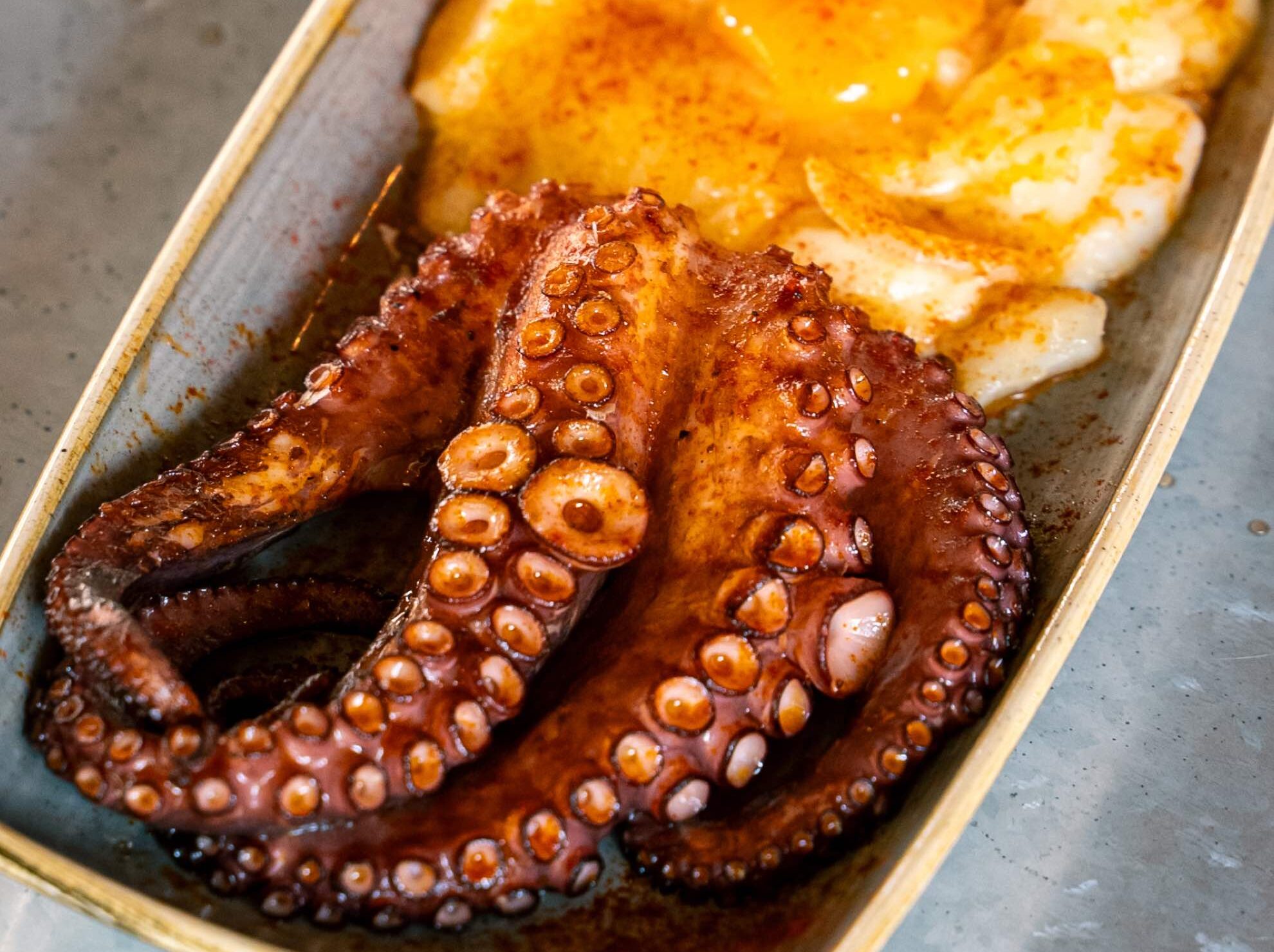 Pulpo braseado